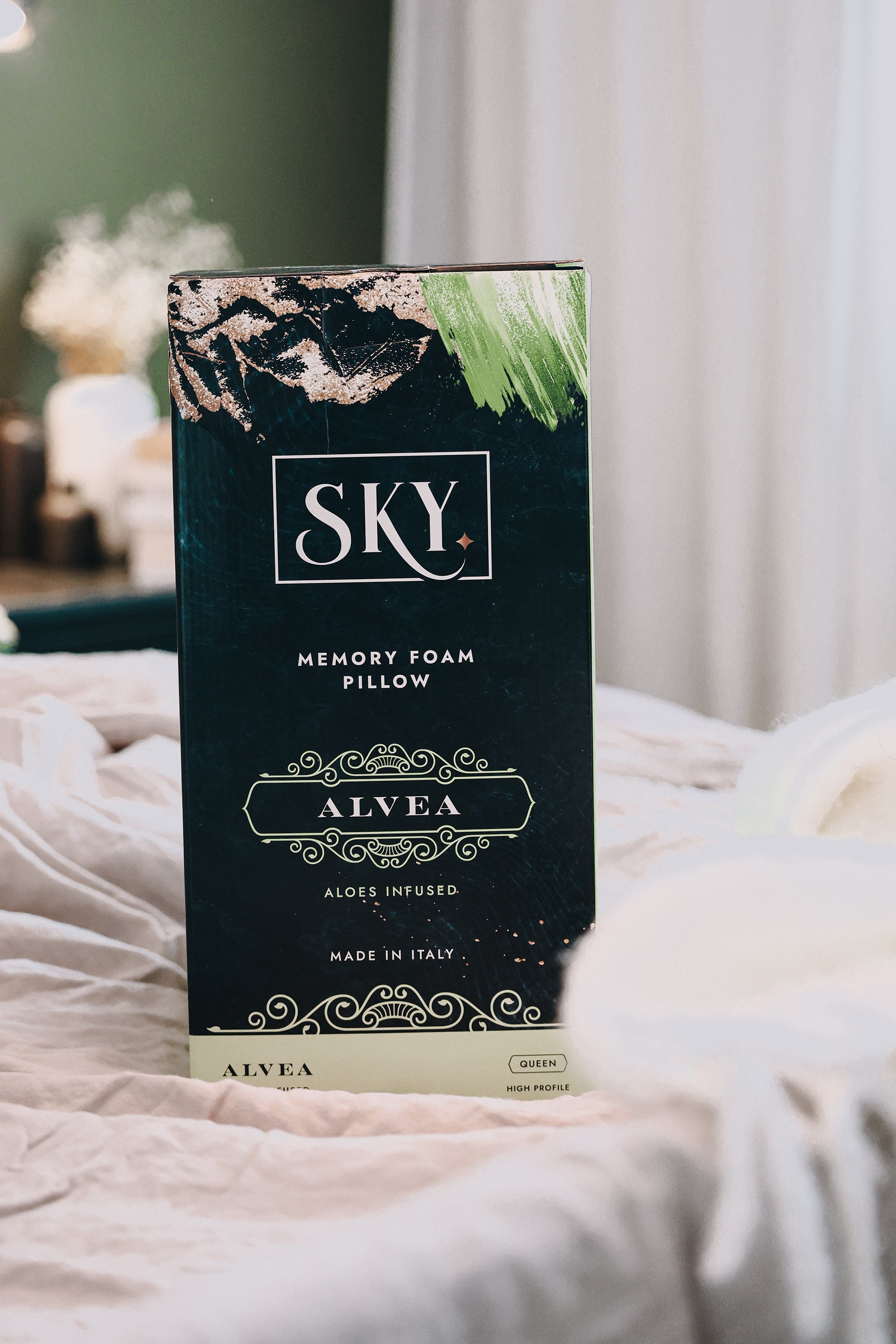 sky sleep mieux dormir oreiller alvea icone  boite