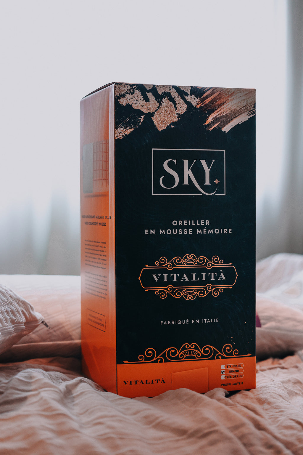 sky sleep mieux dormir oreiller vitalita