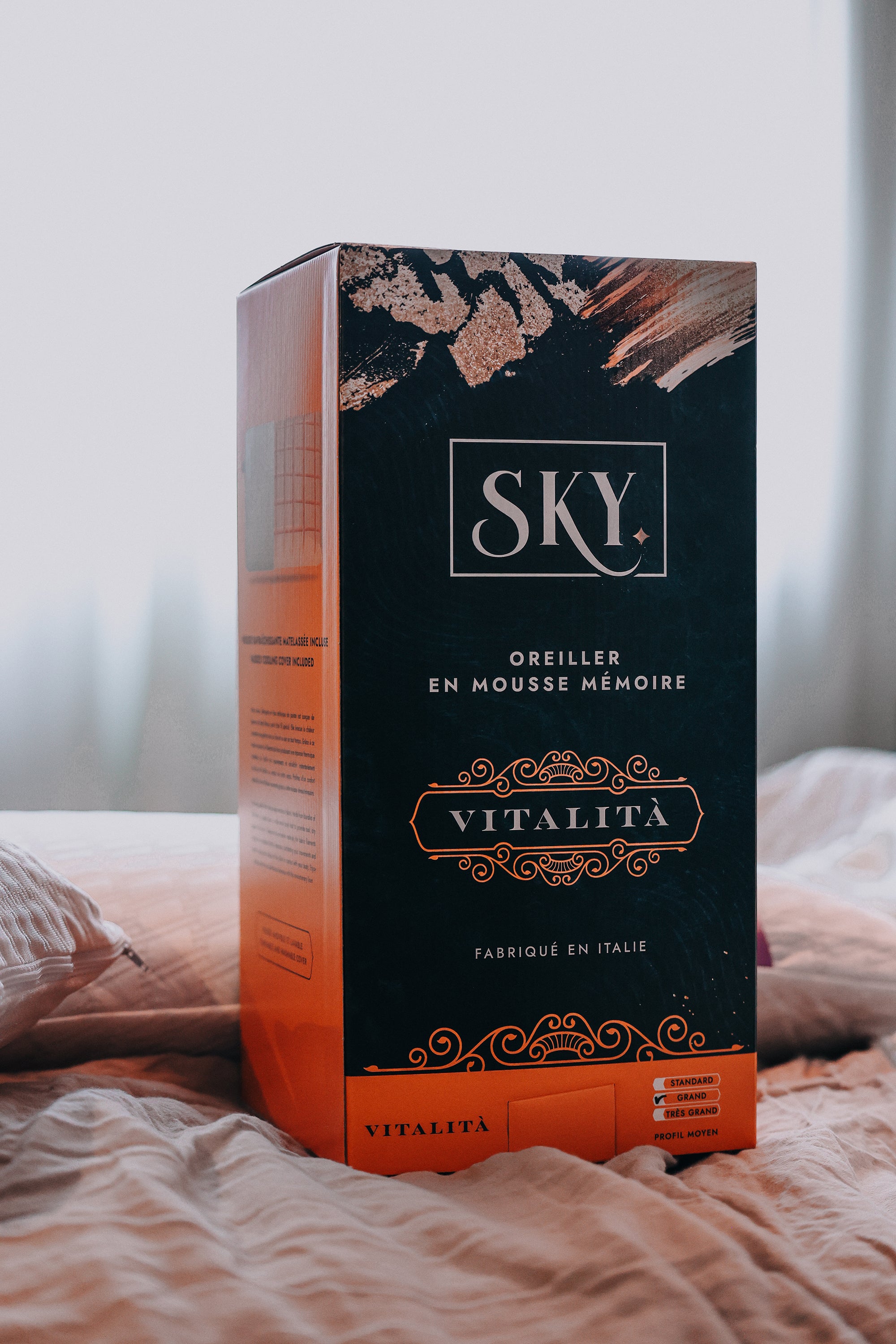sky sleep mieux dormir oreiller vitalita
